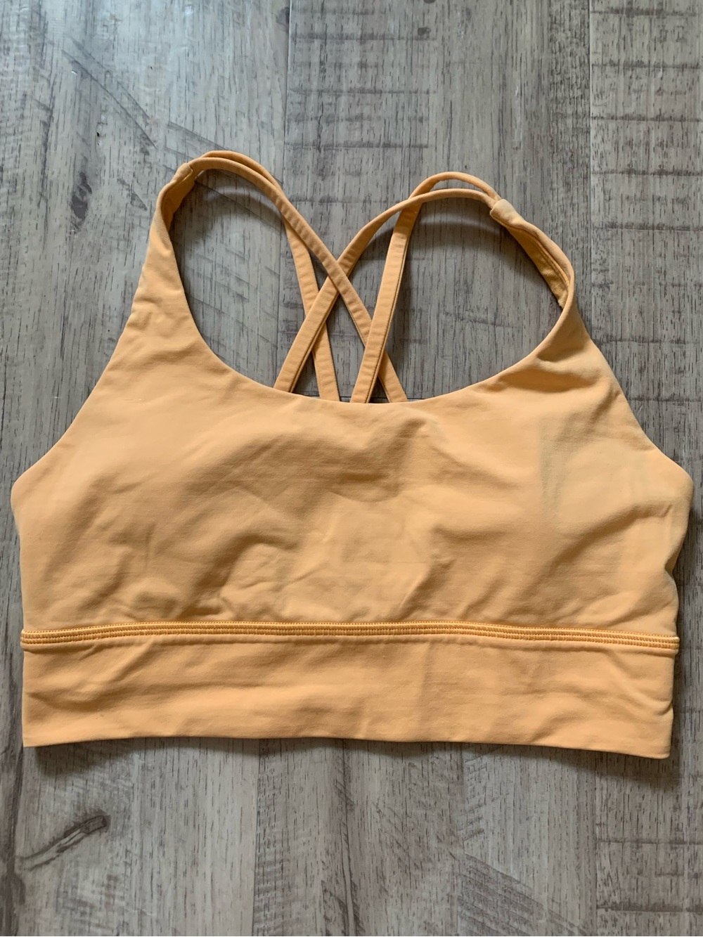 Lululemon Light Orange Sports Bra